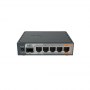 Mikrotik Wired Ethernet Router RB760iGS, hEX S, Dual Core 880MHz CPU, 256MB RAM, 16 MB (MicroSD), 5xGigabit LAN, 1xSFP, USB, IPs - 5